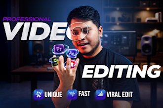 be your pro video editor for youtube video, reels and shorts