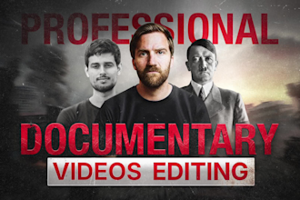 do professional documentry style editing