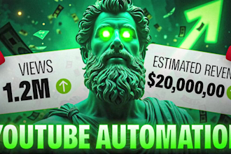 do youtube automation, cash cow, top 10, faceless videos and video editing