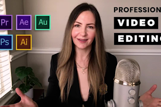 deliver professional video editing for youtube, podcast, website, social media