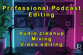 clean, edit, and enhance your podcast audio and video