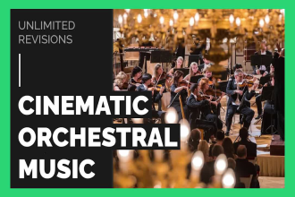 compose cinematic orchestral music for your project