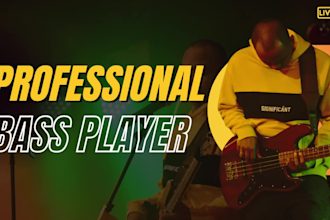 be your session bass player in pop, rock, funk, or any genre