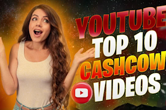 make youtube automation top 10 cash cow videos and video editing