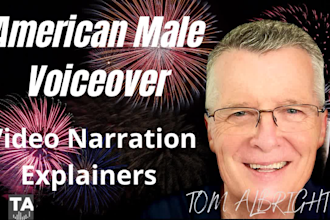 record a confident, engaging video narration