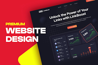 do premium figma website design and website mockup
