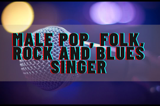 be your male pop, folk, rock and blues singer