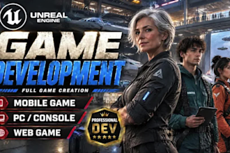 develop unreal engine 5 multiplayer games and ue5 blueprints gameplay