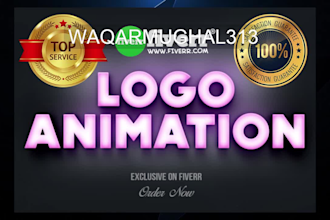 create logo animation intro outro youtube, twitch, tiktok fast delivery
