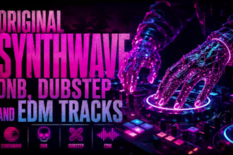 produce edm, synthwave, dnb, dubstep and electronic music