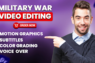 do military war video editing