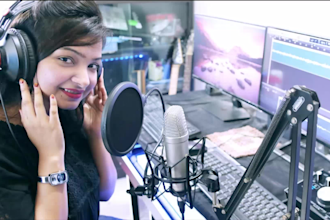 be your awesome english, hindi, or bengali voice over today