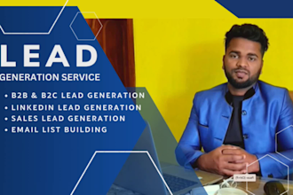 do b2b lead generation and linkedin lead generation for any industry