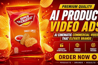 create ai product video ads, ai commercial ads, cinematic ai video ads, ai ads