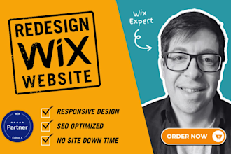 redesign your wix website with SEO optimization