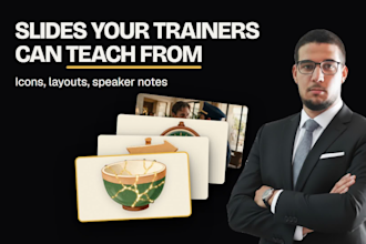design professional training slides and powerpoint decks for your team
