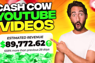 create cash cow, top 10, faceless videos, video editing and youtube automation