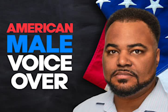 be your american male voice over artist