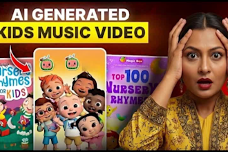 make stunning 3d kids music videos using ai