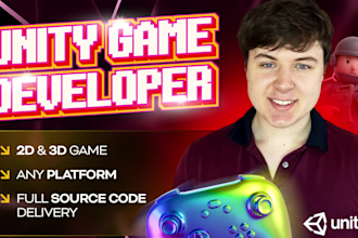 create professional unity games for PC, mobile, webgl
