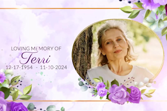 create memorial video and funeral slideshows in a day