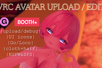 do custom booth vrchat avatar edit, or upload your avatar