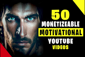 create monetizable motivational youtube automation videos and channel setup