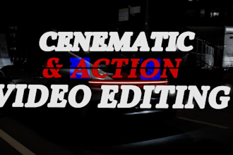 do travel, vlog,action and cinematic video editing
