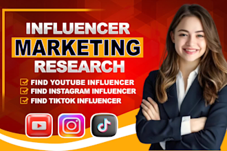 find best instagram, youtube, tiktok influencers list for influencer marketing
