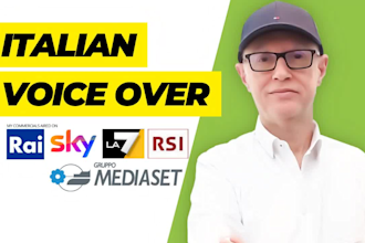 record a professional italian voice over