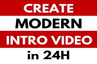 make logo intro animation in 4k