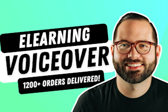 be your american male elearning training voice over narrator