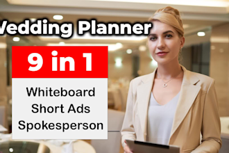 do wedding planner or event planner video ads