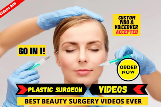 make plastic surgeon or cosmetic surgeon beauty salon video