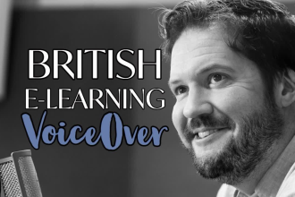 record an elearning, educational or training british male voiceover