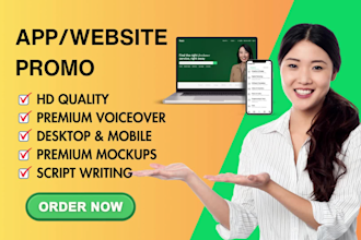 create engaging website and app explainer or promo video