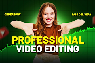 do pro video editing for youtube talking head video