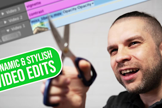 edit dynamic stylish promo video of your service or product