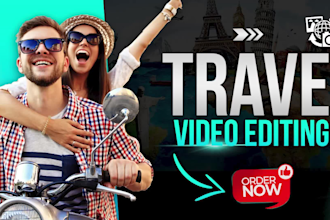 do cinematic travel video editing