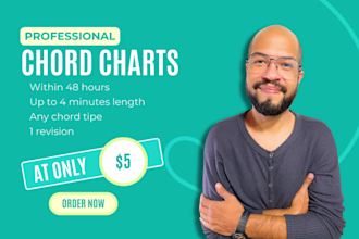 create a chord chart accurate, fast and easy to read