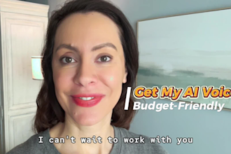 deliver my affordable ai voice female voiceover