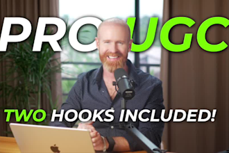 be your bearded male tiktok influencer for social media ugc video ads