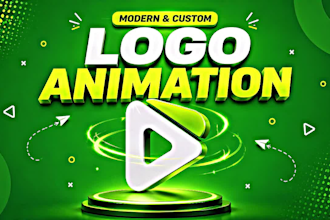 create custom logo animation and animated intro video