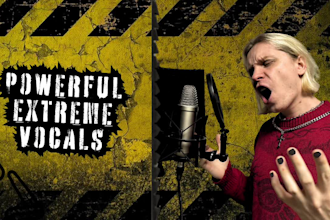 do extreme metal rock vocals for your song