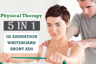 create physical therapy or therapist promo video ads