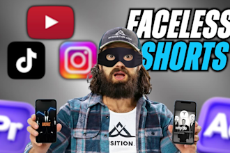 be your short form video editor for faceless tiktok, reels and shorts