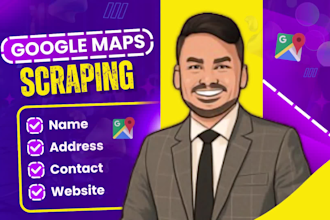 scrape google maps, do b2b lead generation with email list building