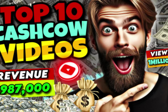 create top 10 cash cow faceless videos and cash cow youtube automation channel