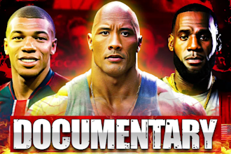 create mini sports documentaries videos for your faceless youtube channel