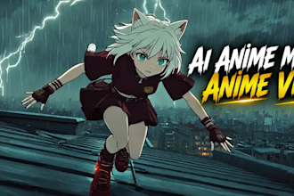 create cinematic ai anime music video, anime video with storytelling